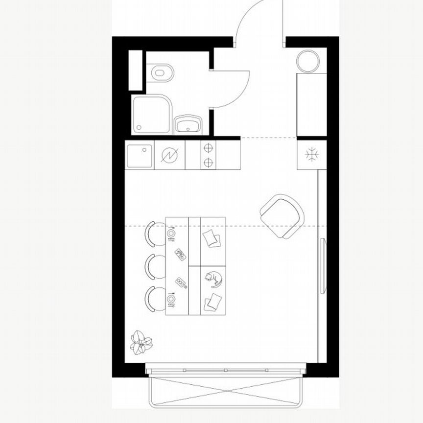 Квартира-студия, 23,4 м², 13/26 эт.