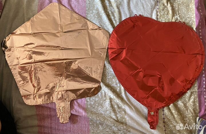 Новые фольгированные шары сердце звезды 45 см