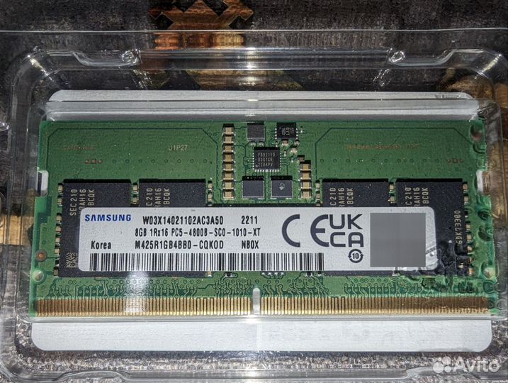 Sodimm Samsung DDR5 4800MHz 2x8Gb