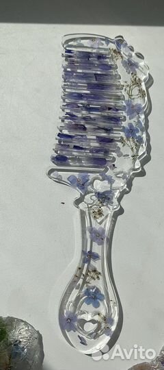 Гребень из эпоскидной смолы