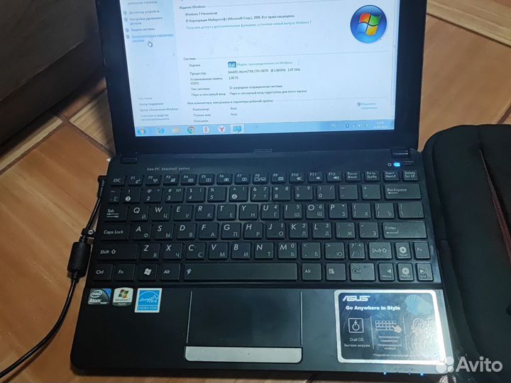 Ноутбук asus EEE PC 1015PX