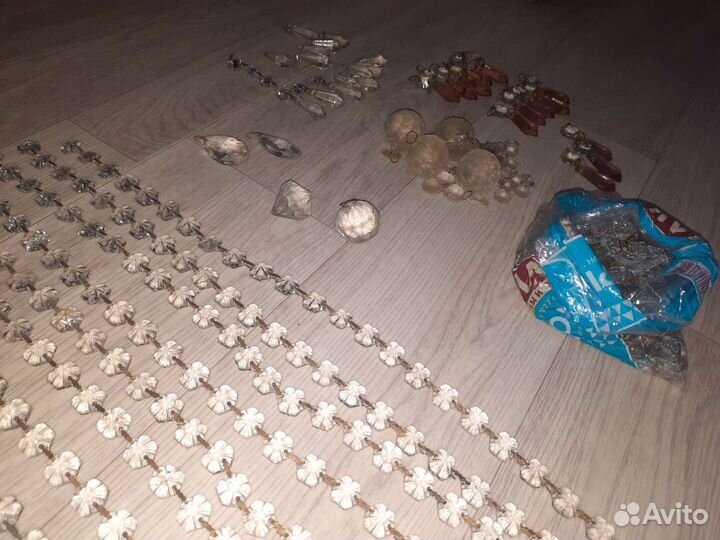 Хрустальные подвески и плафоны для люстры