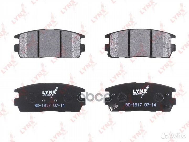 Колодки тормозные задние BD-1817 lynxauto