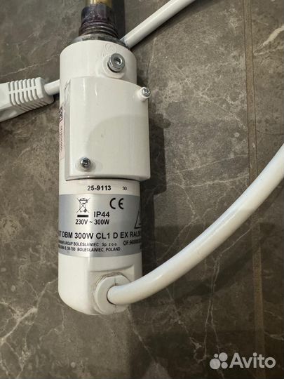 Электропатрон тэн к полотенцесушителю Zehnder