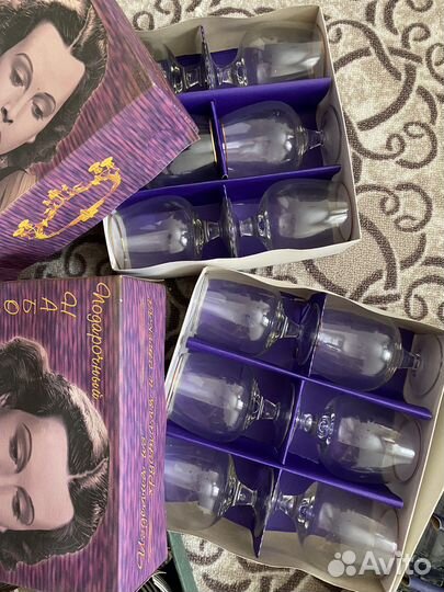 Набор посуды хрусталь