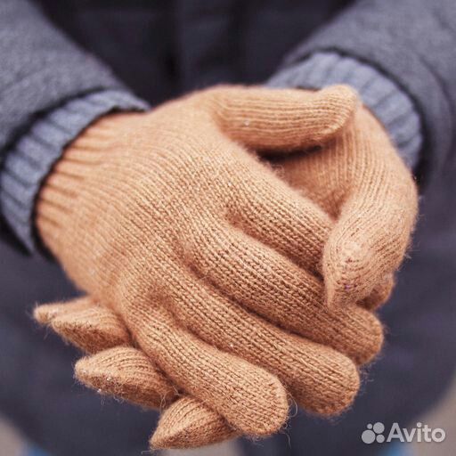 Варежки из верблюжьей шерсти