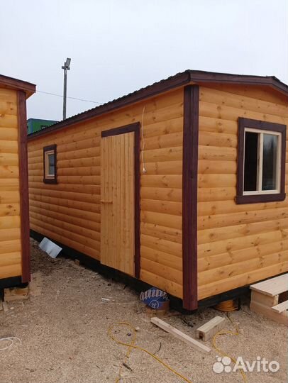 Мобильная баня под ключ 4х2 3 метра
