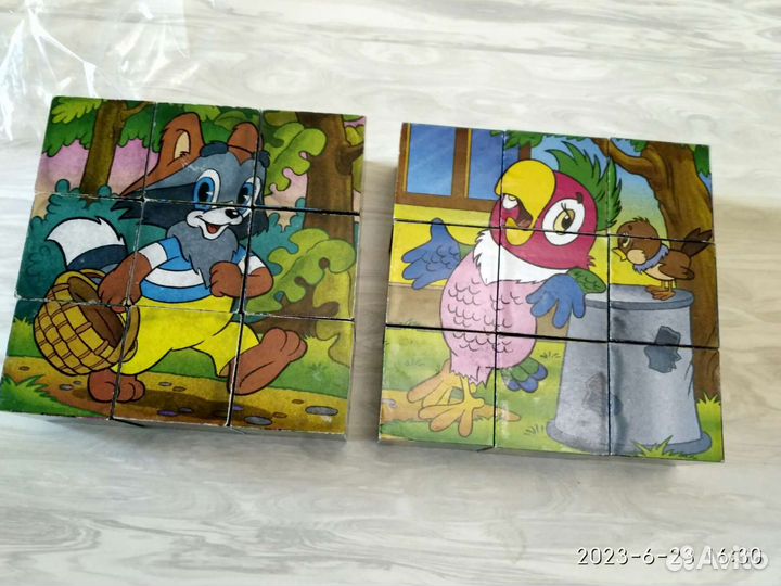 Кубики-пазлы с картинками