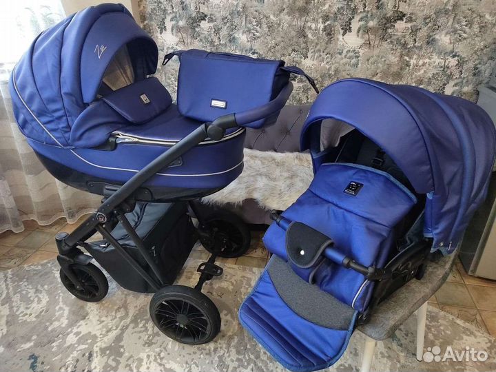 Коляска 3 в1 camarelo zeo adamex