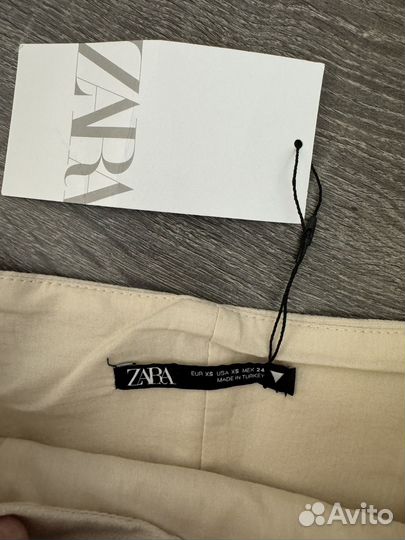 Топ zara новый песочного цвета xs