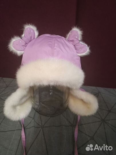 Шапка зимняя для девочки 48 50