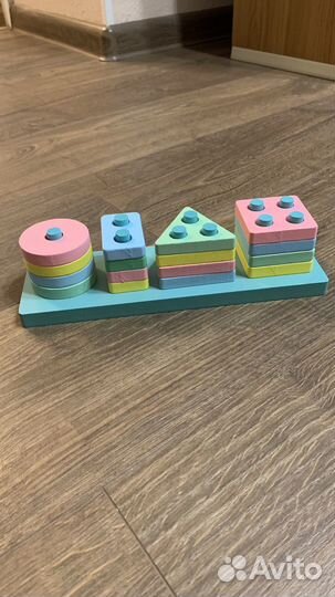 Развивающие деревянные игрушки набор