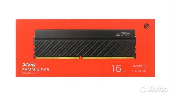 Оперативная память adata XPG gammix D45, 16 гб, DD