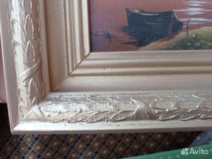 Картина в раме закат