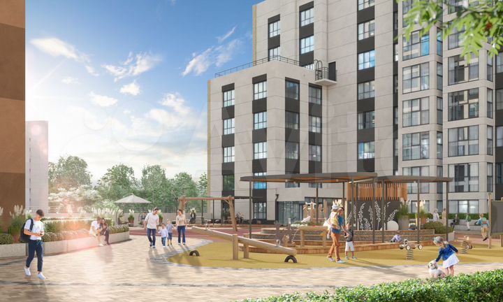 3-к. квартира, 66,4 м², 6/19 эт.