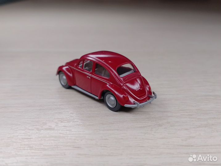 A30) Volkswagen Kafer (1946-2003) красный