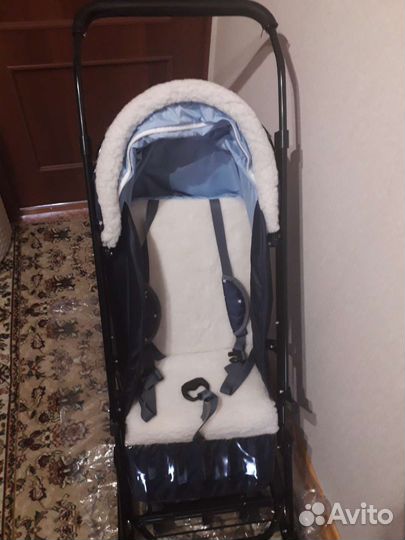 Детские санки коляска