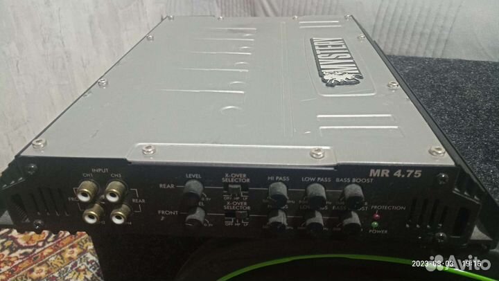 Автомобильный сабвуфер, усилитель