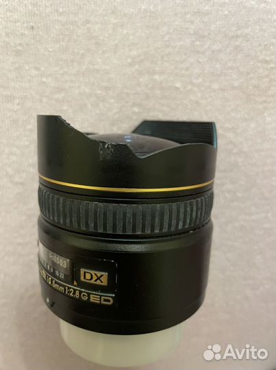 Обьектив nikon fisheye nikkor 10.5 mm 1:2.8 G