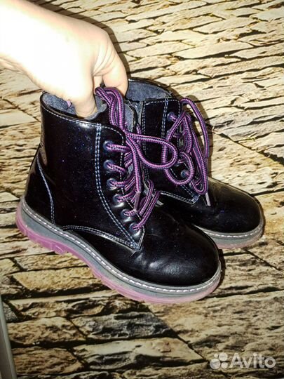 Ботинки для девочки осень весна