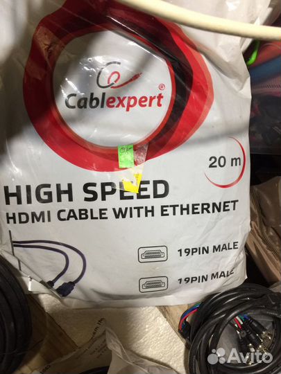 Кабель hdmi VGA 10-30м сплиттер усилит корректор