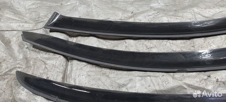 Ветровики на KIA RIO 4 (комплект 4шт)