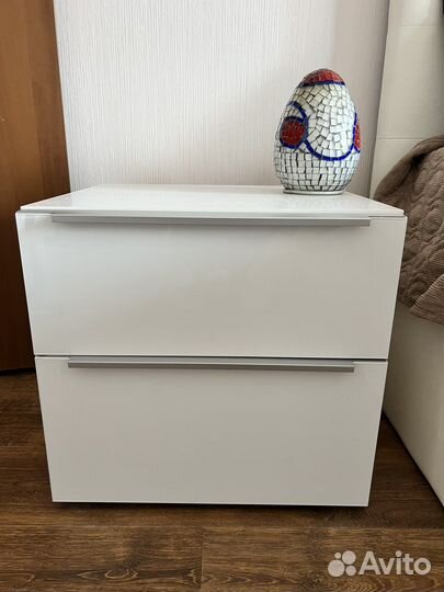 Тумба прикроватная Интро 03 Hoff белая