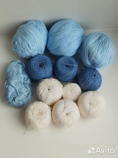 Пряжа для вязания пакетом 2кг