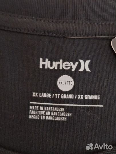 Футболка мужская Hurley p XXL из США