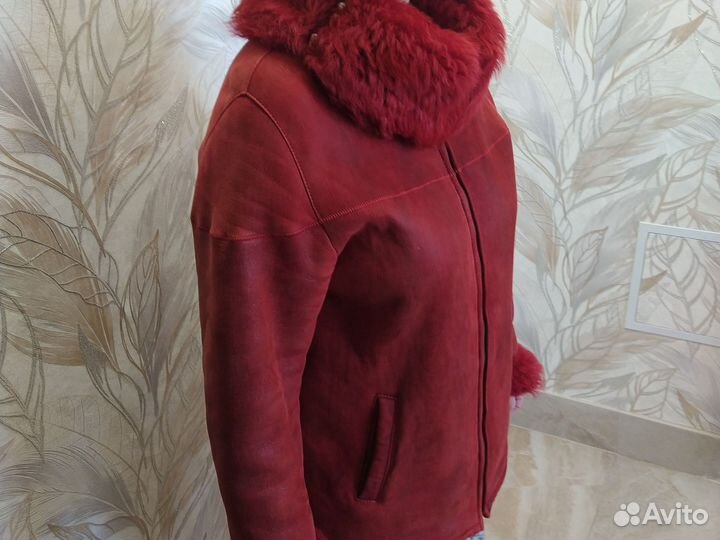 Дубленка натуральная женская 48 50