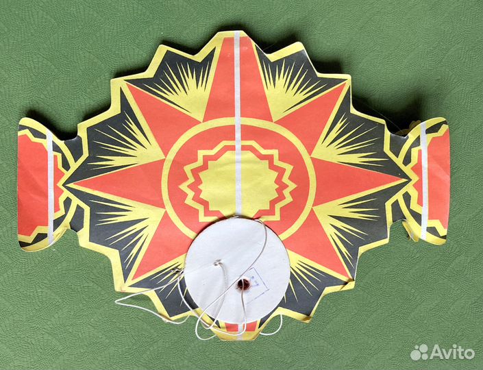 Новогодние бумажные украшения СССР