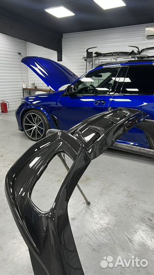 Диффузор Bmw X6 G06 сухой карбон