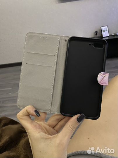 Чехол, защитное стекло на iPhone 7,8 plus