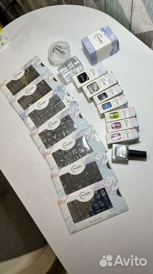 Стемпинг набор swanky с лаками