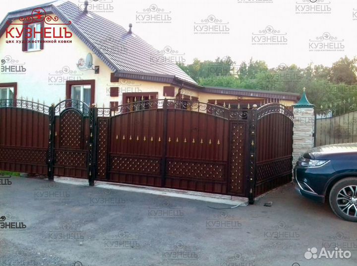 Кованые ворота