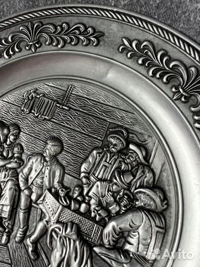 Тарелка оловянная, Германия