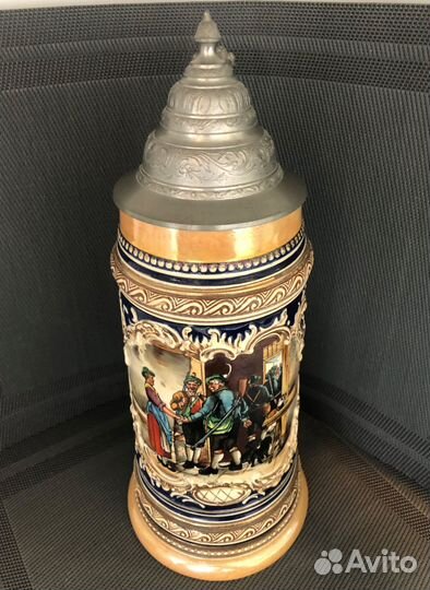 Антикварная пивная кружка.1л