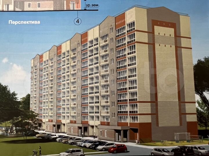 3-к. квартира, 98,3 м², 2/10 эт.