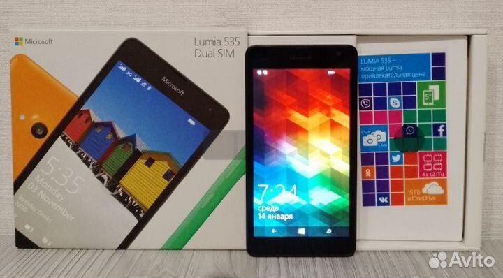 Microsoft Lumia 535 Dual Sim, 8 ГБ