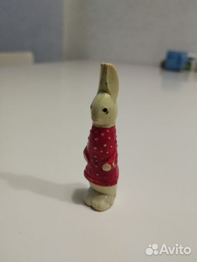 Игрушка заяц СССР коллекционный