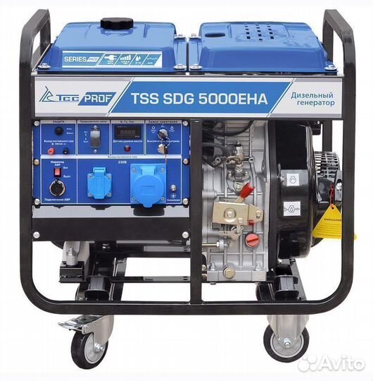 Дизельный генератор тсс SDG 5000EHA - 5 кВт