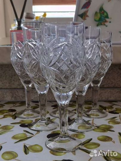 Хрустальные бокалы СССР