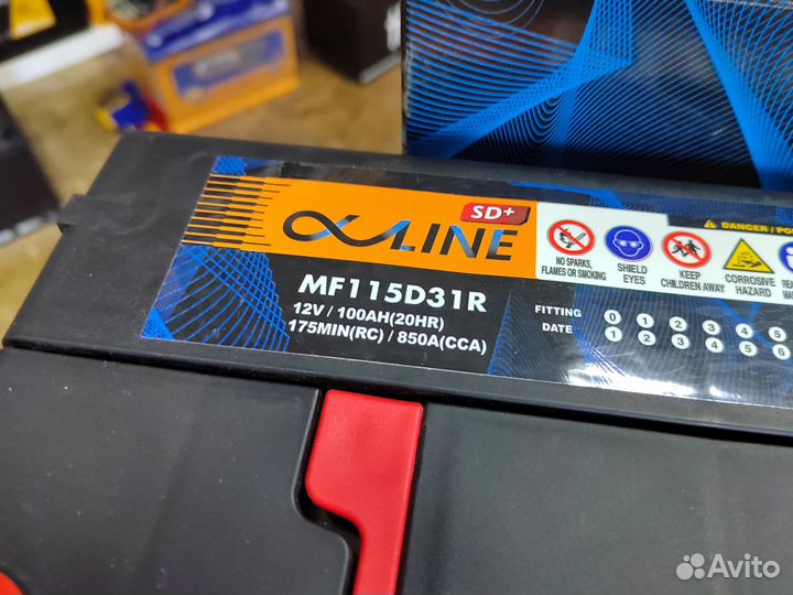 Аккумулятор Alphaline SD+ 100 Ач прям 850 А