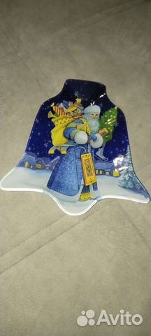 Тарелка новогодняя маленькая