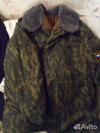 Куртка и брюки военные зимние новые