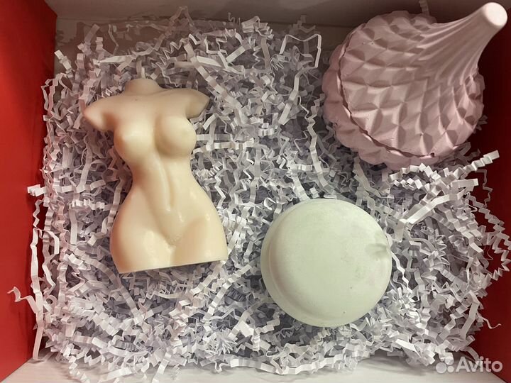 Свеча ручной работы. Соевый воск