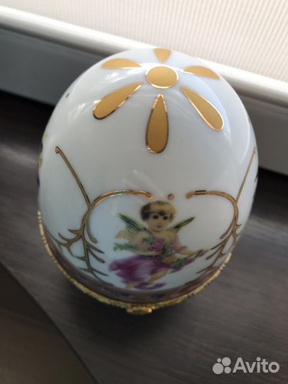 Пасхальное Яйцо под фаберже шкатулка