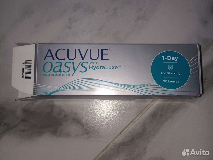 Линзы контактные acuvue oasys 1 day