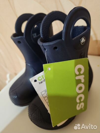 Детские резиновые сапоги 23 размер