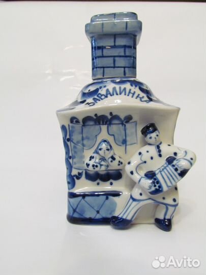 Штоф Завалинка. Гжель